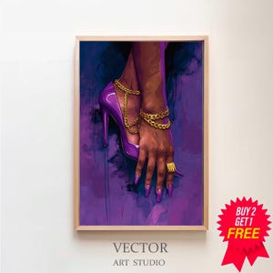 black art, black girl art, black woman wall art, black wall art, black woman art, black girl wall art, urban digital print, black art print