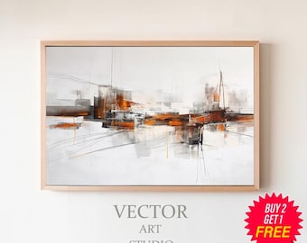Abstrait texturé moderne, ensemble d'impressions d'art neutres, art mural moderne, art abstrait moderne, abstrait imprimable