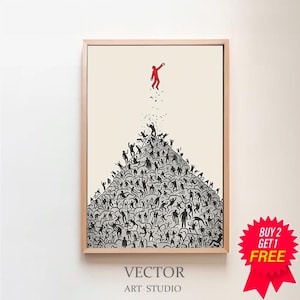 Keith Haring Print, Keith Haring Poster, Printable Wall Art, Digital Download, Pop Art, Exhibition Poster, Street Art, Gallery Wall Set