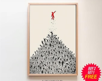 Keith Haring Print, Keith Haring Poster, Printable Wall Art, Digital Download, Pop Art, Exhibition Poster, Street Art, Gallery Wall Set