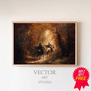 Sleepy Hollow Vintage Print | Halloween Art | Printable Vintage Art | Digital Download