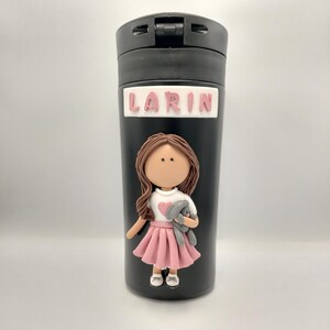 Custom Travel Mug - Personalized Handmade Insulated Thermos