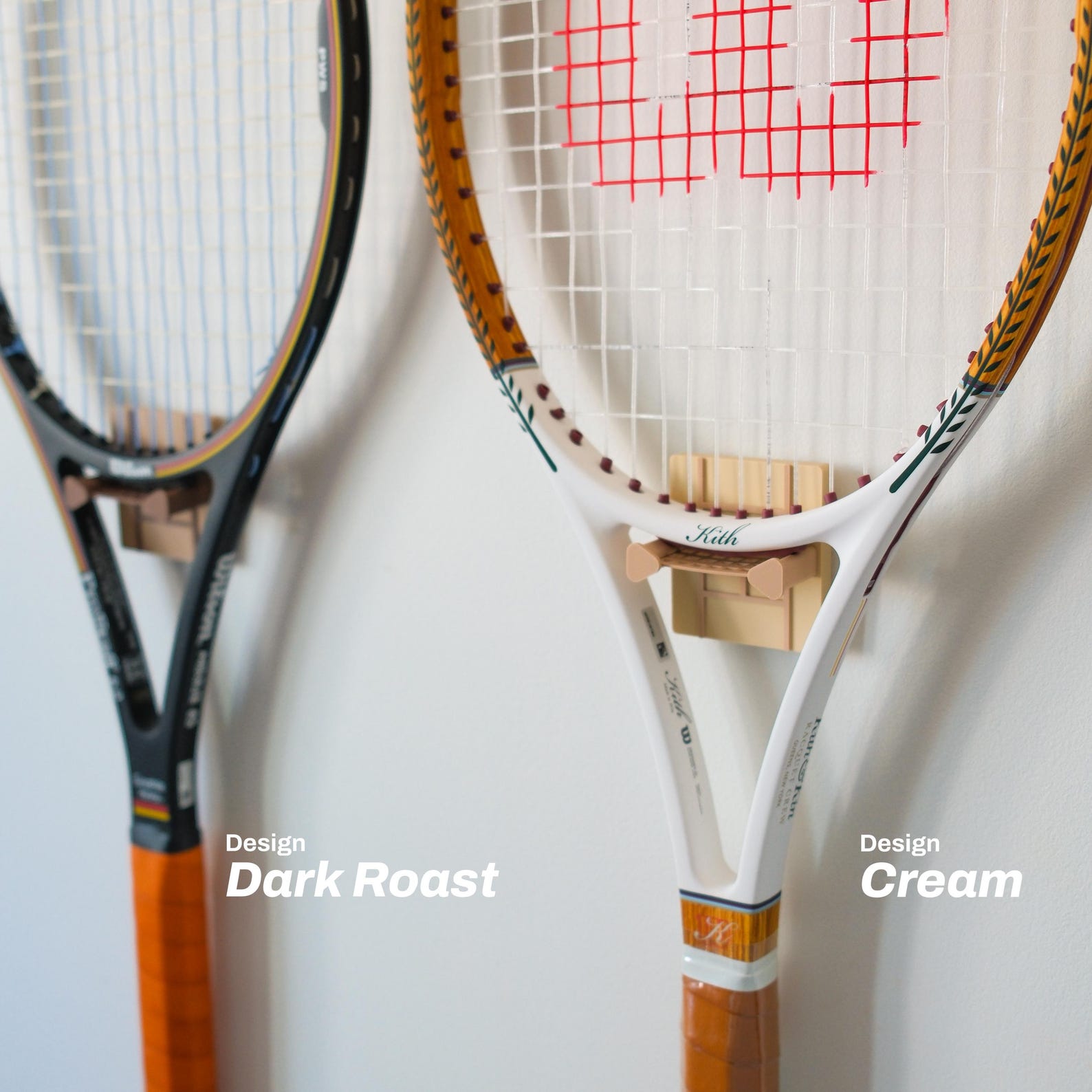 Tennis Racket Rest Fall Minimalist Tennis Racquet Wall Hook, Easy Stick On, Tennis Court ...