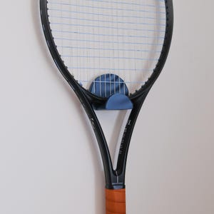 Scandinavian Tennis Racket Holder Wall Mount | Sports Storage Organizer | Tennis Equipment Rack | Home Gym Decor | Tennis Lover Gift | Hook