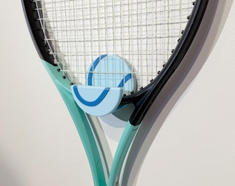 Australian Open Tennis racquet display Hanger, No Drill Needed, Wall-mount sports organizer, Tennis racket holder, Tennis Wall Rack