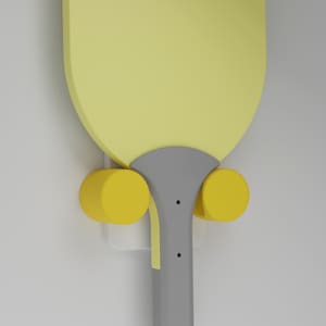 Tennis/Racquetball/Pickleball Racquet Hanger, Racket Organizer, Vintage Racket Wall Mount, Paddle Holder, Racket Display