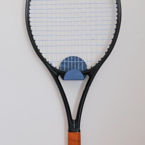 Scandinavian Tennis Racket Holder, Stick-on Wall Mount, Tennis Racquet ...