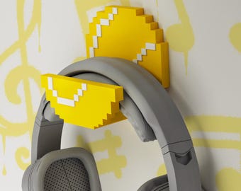 Lego brick Headphone stand, Headphone holder, headphone hanger, Gaming headset stand, Airpods max stand, Headset mount, Gift for gamers