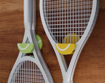 Heavy duty  Tennis Racquet Wall Mount, Tennis Racket Hanger, Home Gym Racket Organizer, Tennis ball Racket Display Holder, Tennis Wall Rack