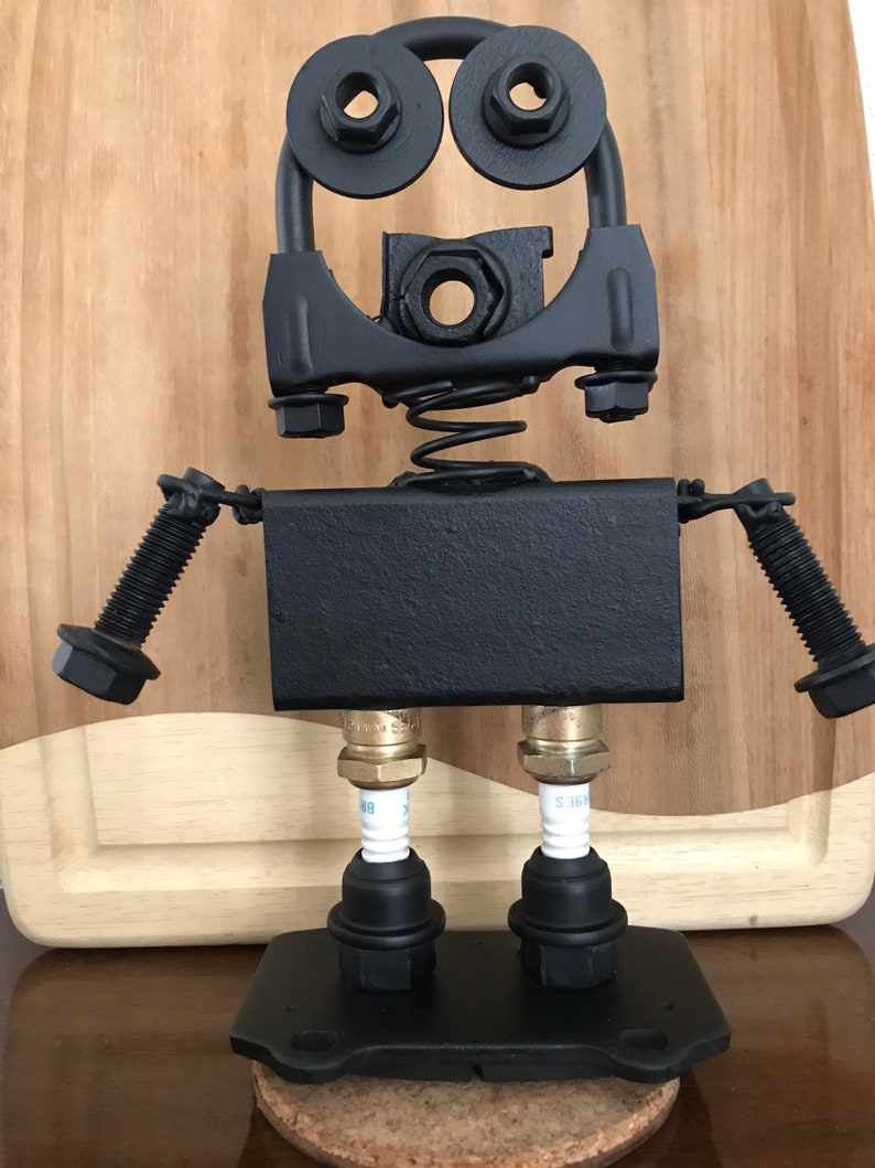 Robot Assorted Nuts and Bolts Metal Recycle Rusted Scrap Metal Etsy