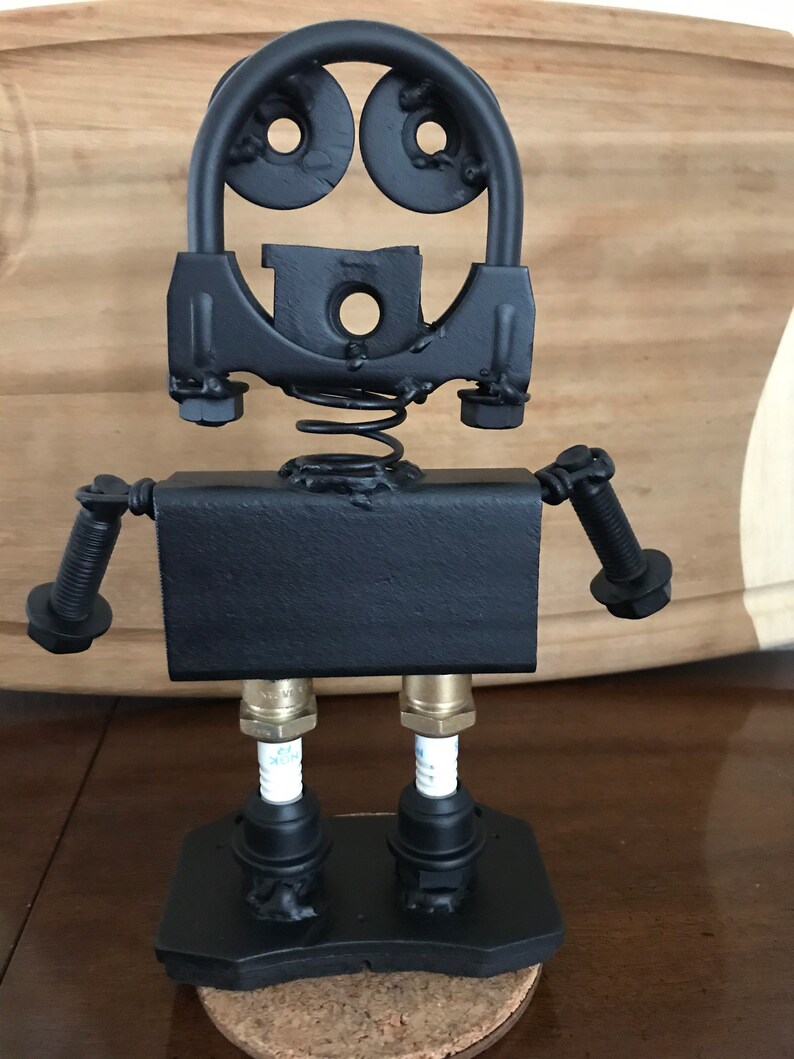 Robot Assorted Nuts and Bolts Metal Recycle Rusted Scrap Metal Etsy