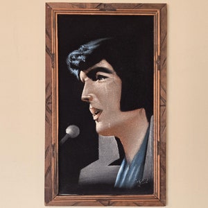 Vintage 1970s Velvet Painting - Etsy