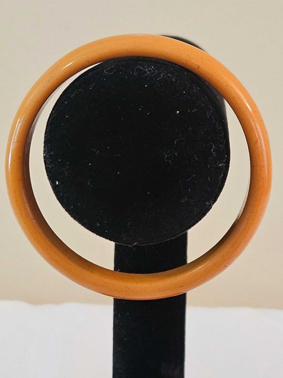 Bakelite - Butterscotch Bangle Bracelet – Tested … - image 5