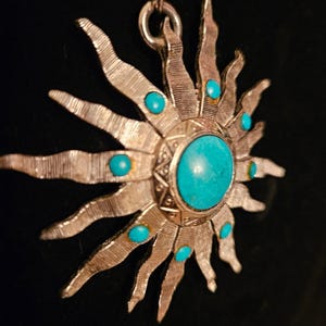 Rare! Vintage St. Labra Silver Starburst Necklace - Etsy