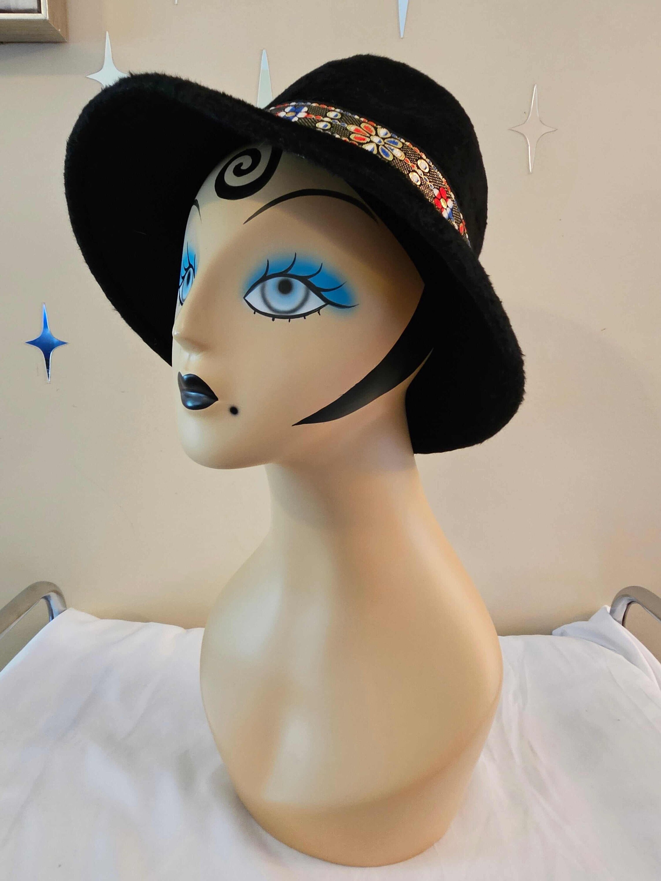 Vintage Miss Bierner Originals Wool Hat Vintage Michael Howard Miss Bierner Wool Hat Gray Derby  main image 2