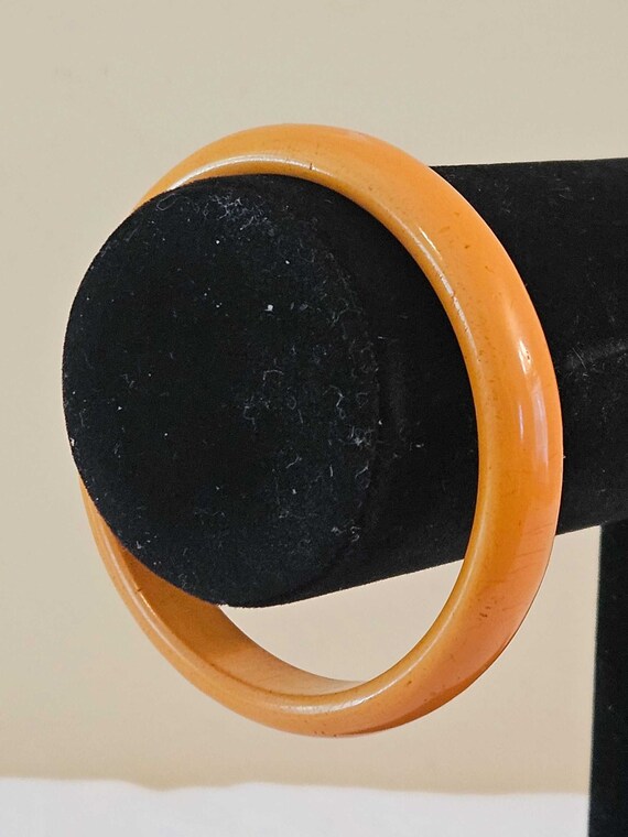 Bakelite - Butterscotch Bangle Bracelet – Tested … - image 2