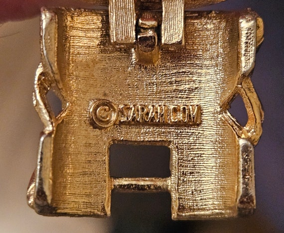Vintage Sarah Coventry Brushed Gold Tone Bracelet… - image 7