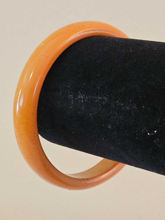 Bakelite - Butterscotch Bangle Bracelet – Tested … - image 4