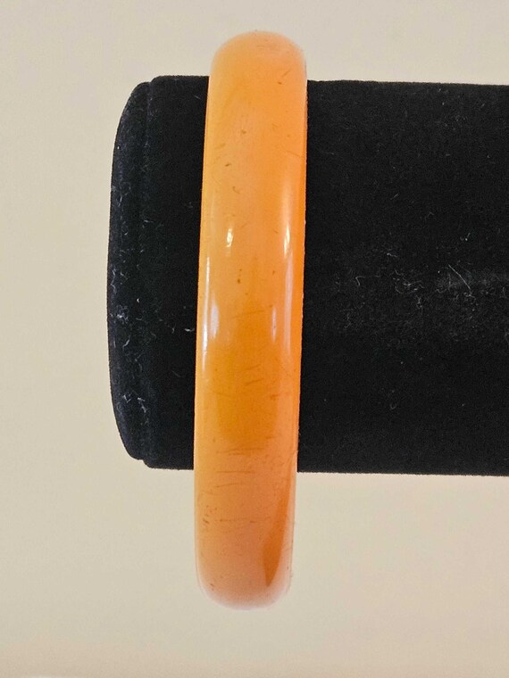 Bakelite - Butterscotch Bangle Bracelet – Tested … - image 3