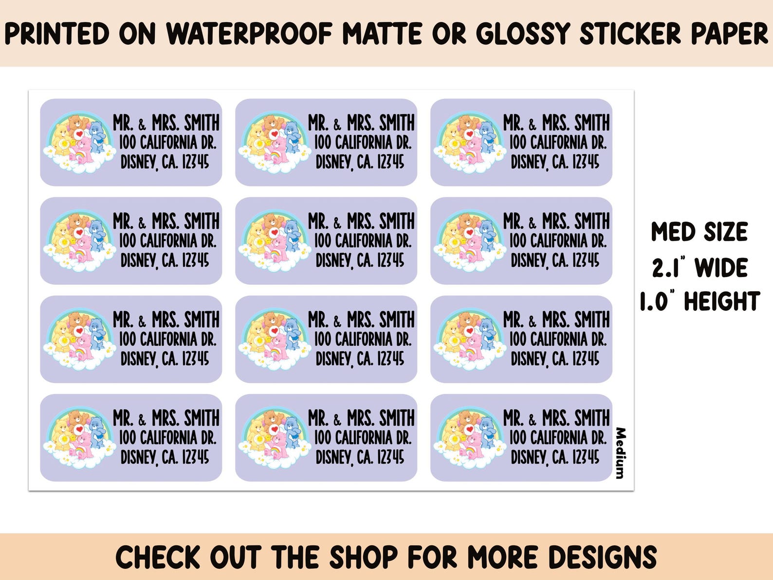 Friends Address Labels Address Labels - Personalized Return Address Labels - Bear and Friends ...