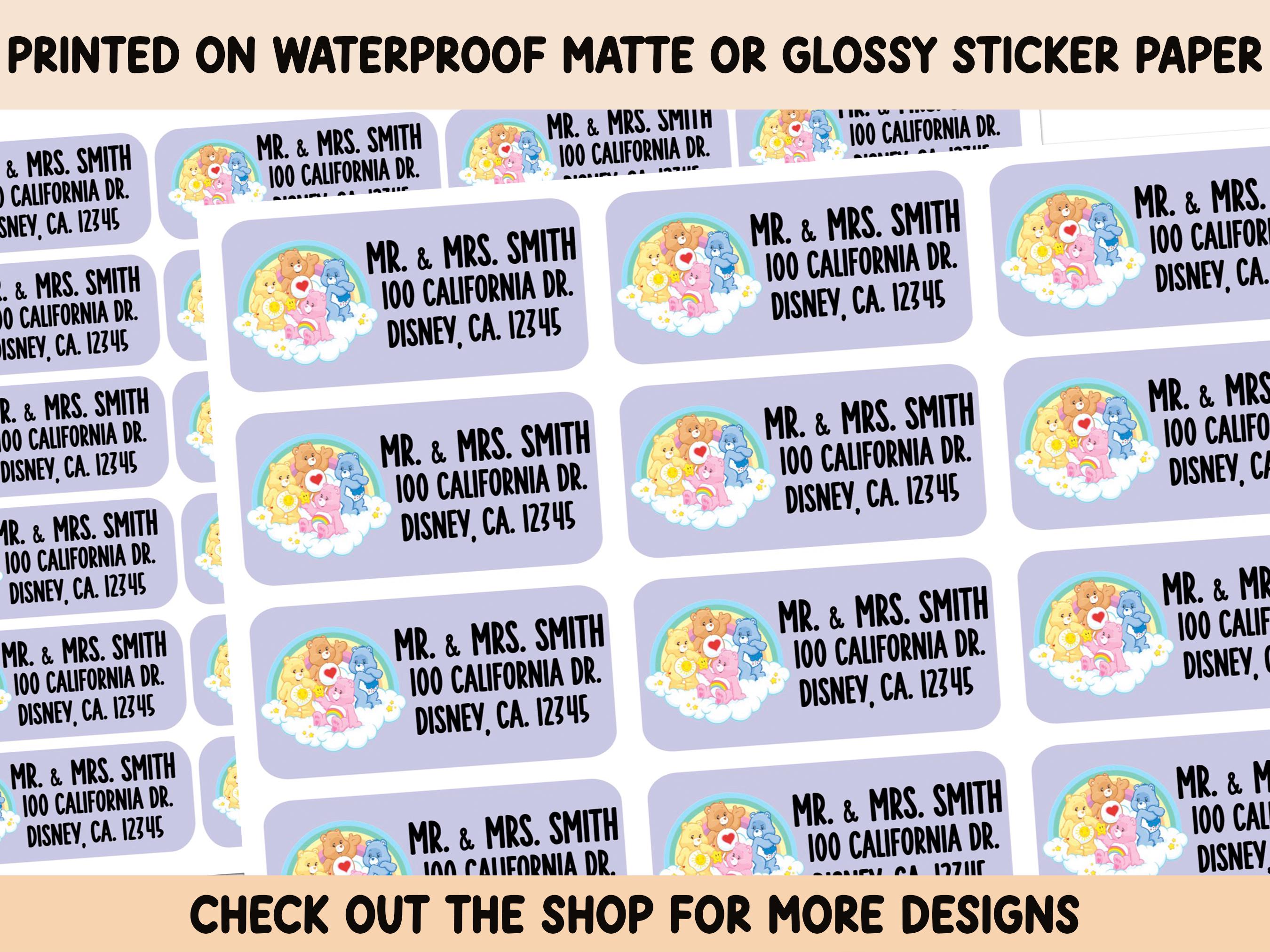 Friends Address Labels Address Labels - Personalized Return Address Labels - Bear and Friends ...