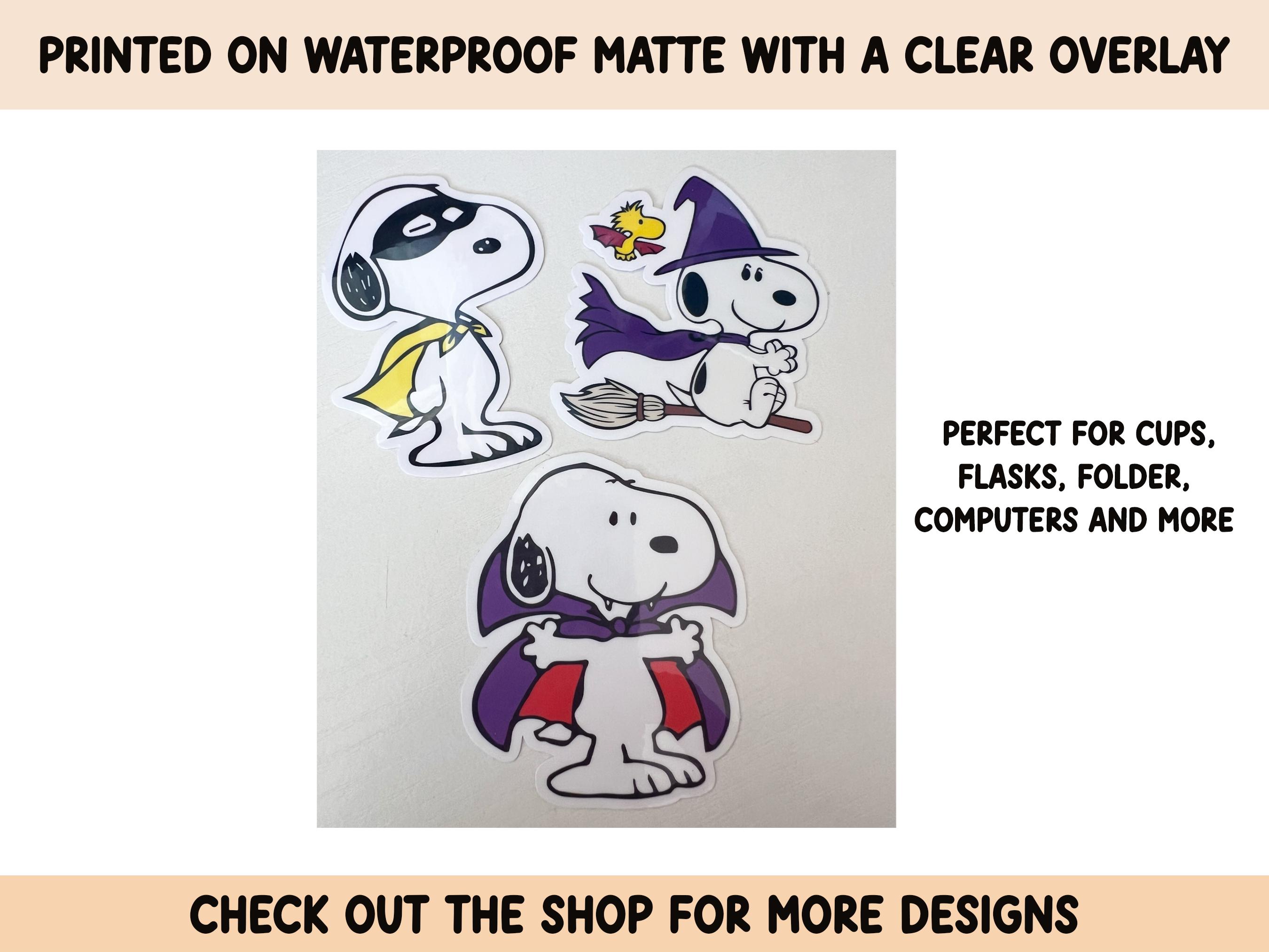Beagle Pumpkin Halloween Fall Clear Sticker Die-Cut Sticker Decal