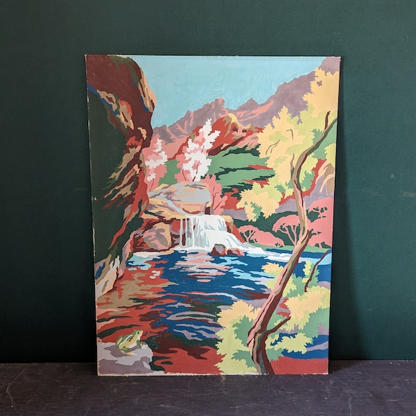 Paint by Numbers Vintage Etsy