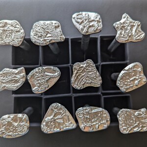 12 ZODIAC PUNCHES-Leather Craft Stamps Pictoral Astrology-All Signs