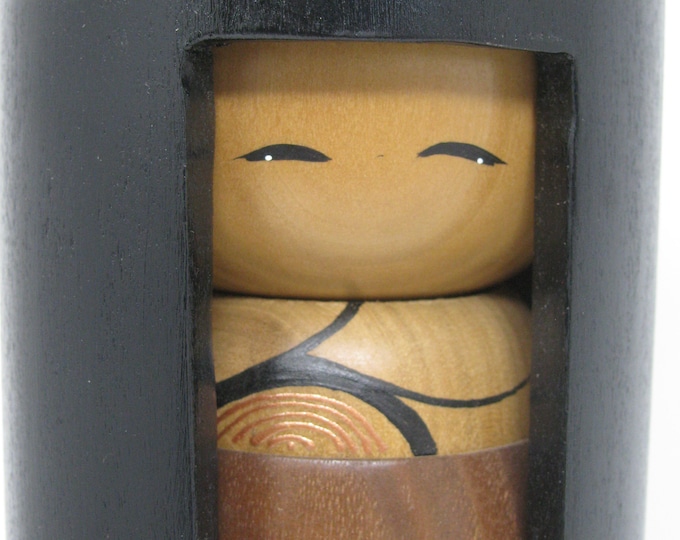 Very Large kokeshi with long hair