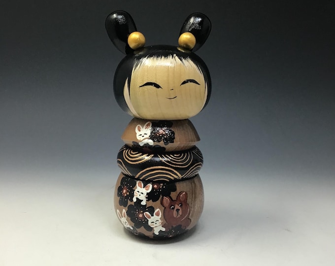 The bunnies and the bear