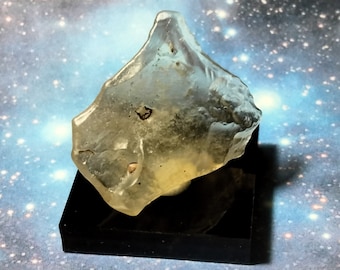 LIBYAN DESERT GLASS With Sand Pebble Natural Gold Tektite Meteorite Impact Glass From Egypt Sale