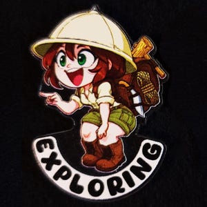 Exploring Acrylic Charm - kinky key chain pin badge magnet fetish sexy cute chibi naughty funny gift rope shibari impact edge play