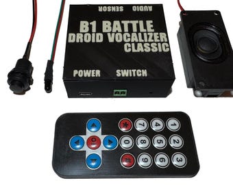 B1 Battle Droid Vocalizer - 100 Sound Effects, Remote Controlled