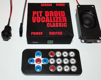 Pit Droid Sound System - Preloaded Vocalizer, Remote Controlled