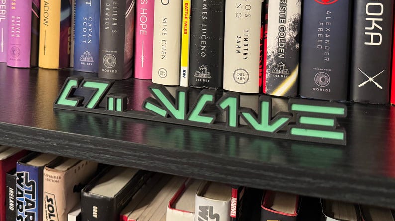 Custom Aurebesh (star Wars) Name Plate - Etsy