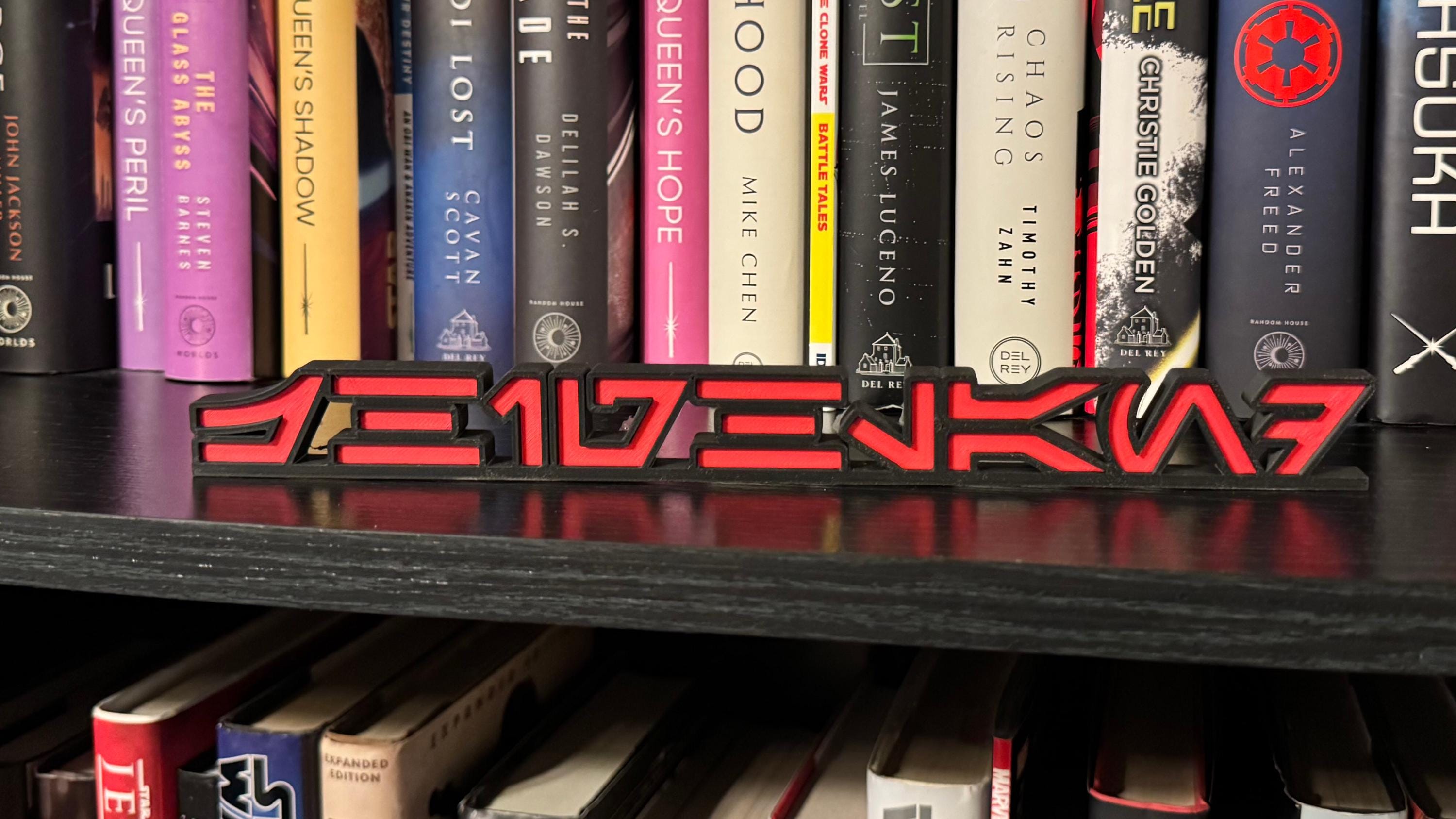 Custom Aurebesh (star Wars) Name Plate - Etsy