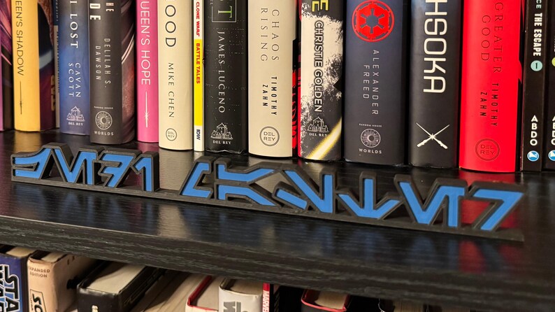 Custom Aurebesh (star Wars) Name Plate - Etsy