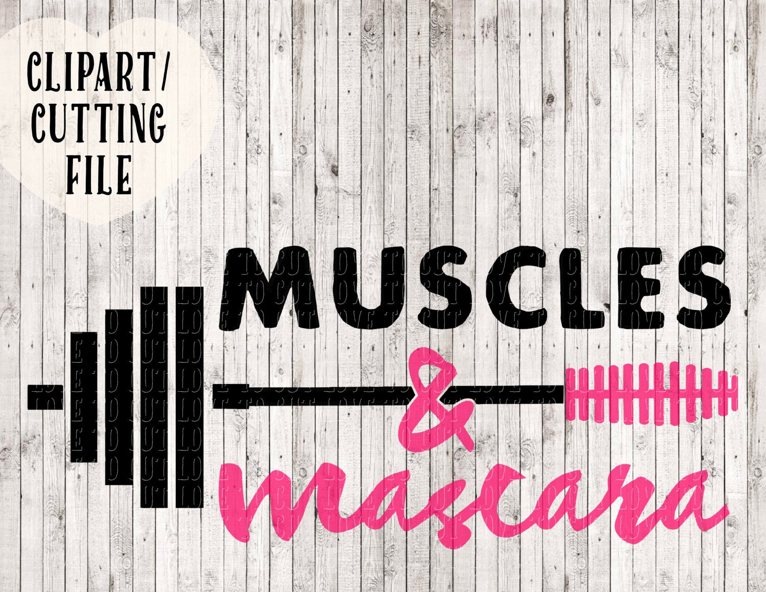 Download Muscles And Mascara Svg Workout Svg Workout Tank Vinyl Decal Etsy