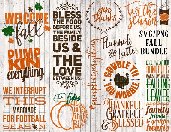 Download Fall Svg Bundle Fall Clipart Pumpkin Spice Svg Latte Svg Etsy