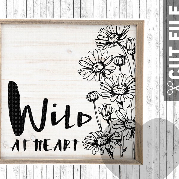 Wild Heart Sign - Etsy