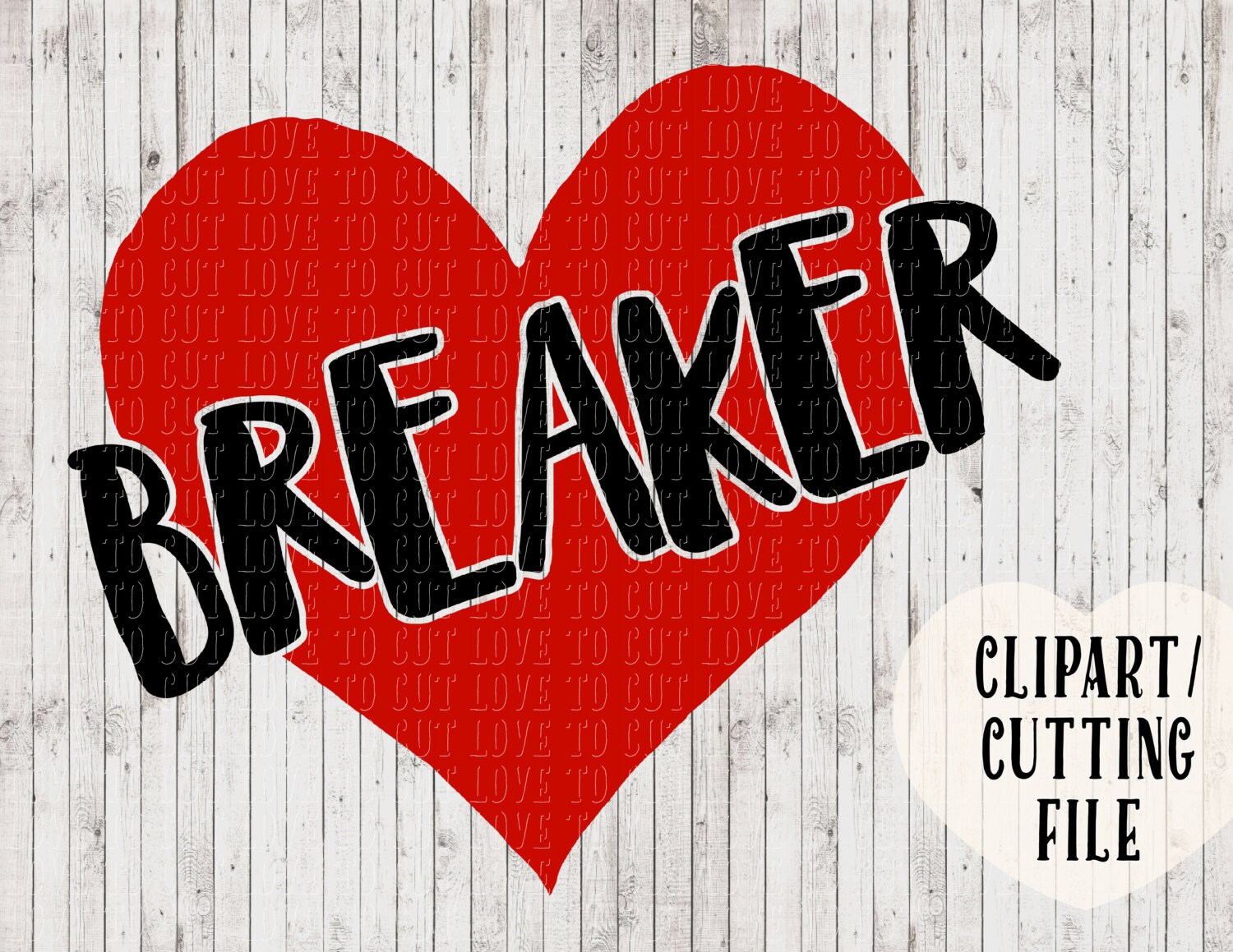 Download heartbreaker svg file valentines svg kids valentine svg | Etsy