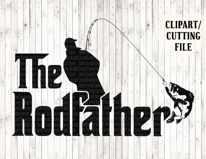 Download The rodfather svg the rod father svg fishing svg fishing | Etsy