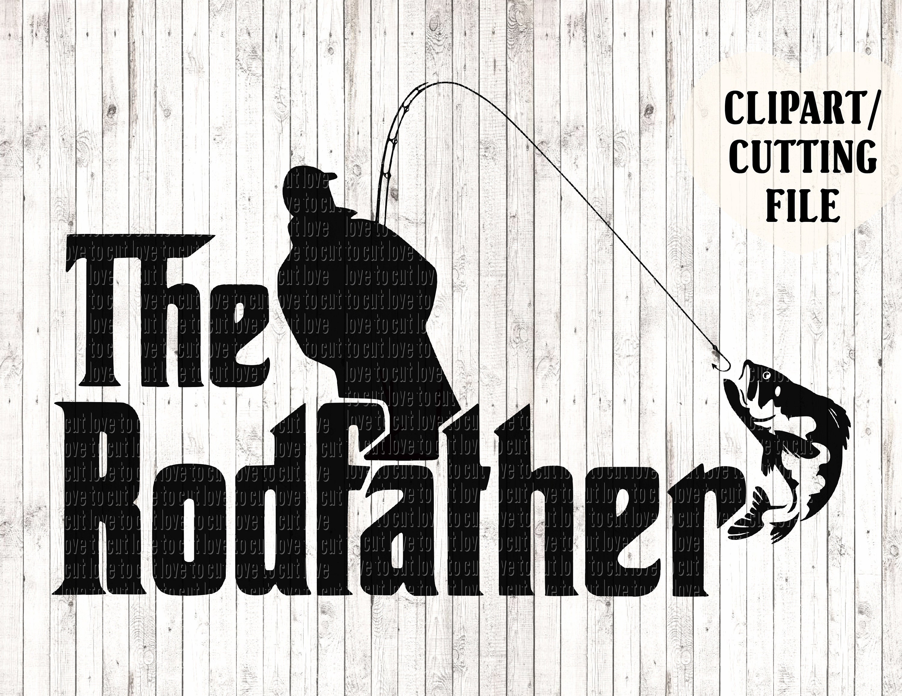 Download The rodfather svg the rod father svg fishing svg fishing | Etsy