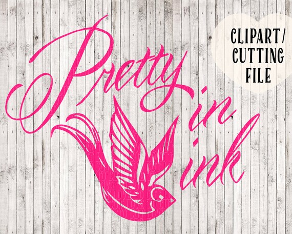 Download Pretty In Ink Svg Tattoo Svg File Swallow Svg Svg Files For Etsy