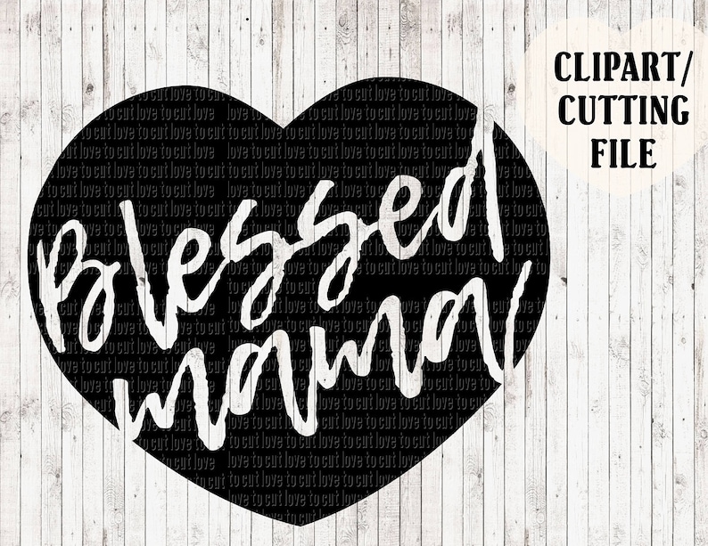 Download Blessed mama svg mom life svg mom svg blessed svg files | Etsy