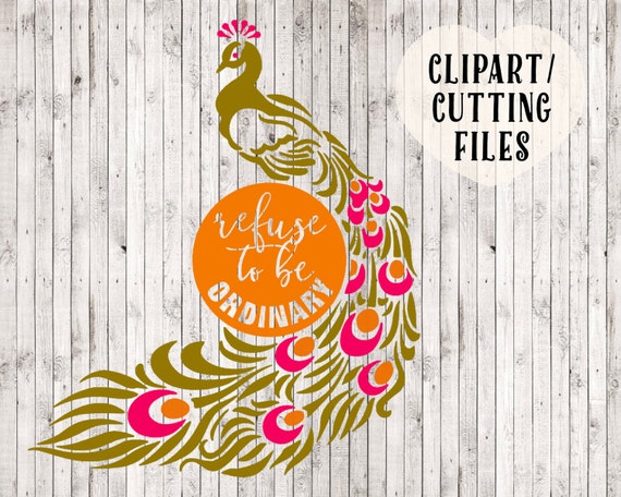 Download Interchangeable Peacock Svg Quote Svg Svg Files Cut Files Etsy