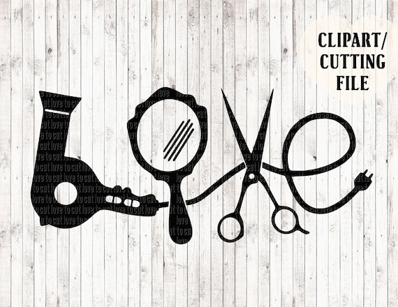 Download Love Hair Stylist Svg File Hairdresser Svg Hair Dryer Svg Etsy