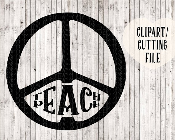 Download Free Teach Peace Svg Vinyl Wall Decal Cut File Vinyl Designs Svg Etsy SVG Cut Files