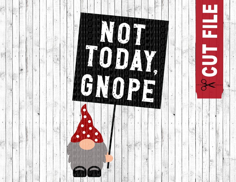 Download No hoy gnope gnome svg gnome cut file coffee cup svg | Etsy
