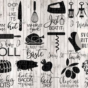 Funny Kitchen SVG Bundle, Kitchen SVG Bundle, Kitchen SVG Design,  SVGs,Quotes and Sayings,Food & Drink,On Sale, Print & Cut - So Fontsy